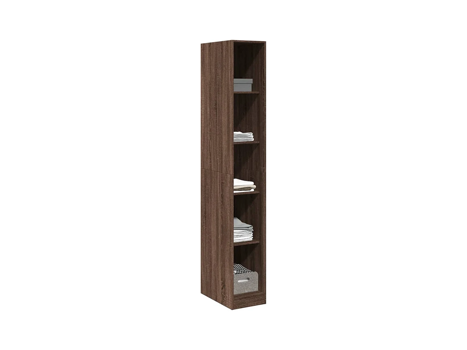Garde-robe chêne marron 30x50x200 cm bois d'ingénierie