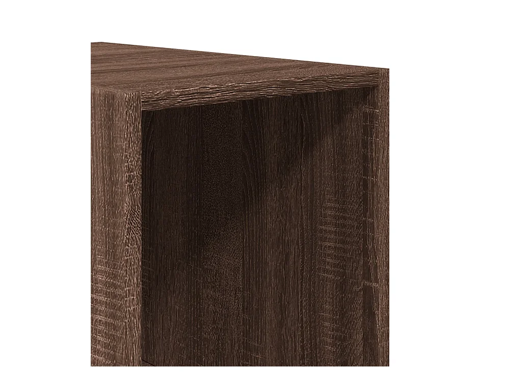 Garde-robe chêne marron 30x50x200 cm bois d'ingénierie