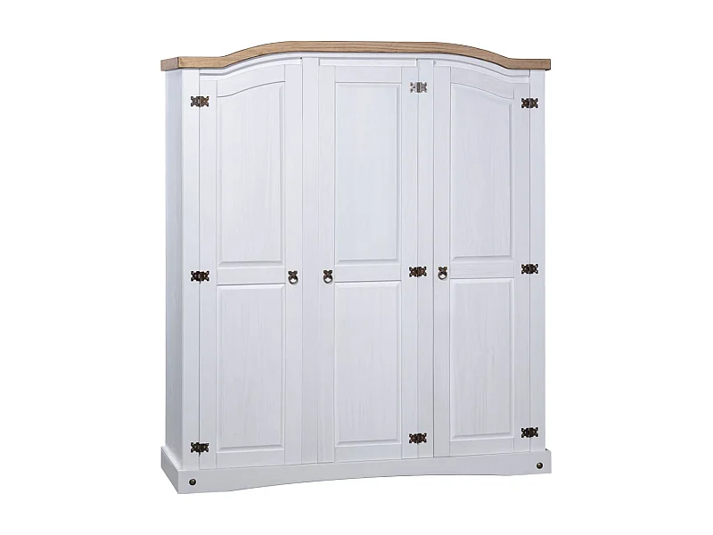Armário com 3 portas Corona Range Pinho mexicano Branco