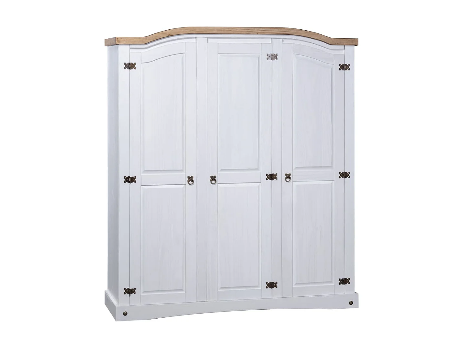 Armário com 3 portas Corona Range Pinho mexicano Branco