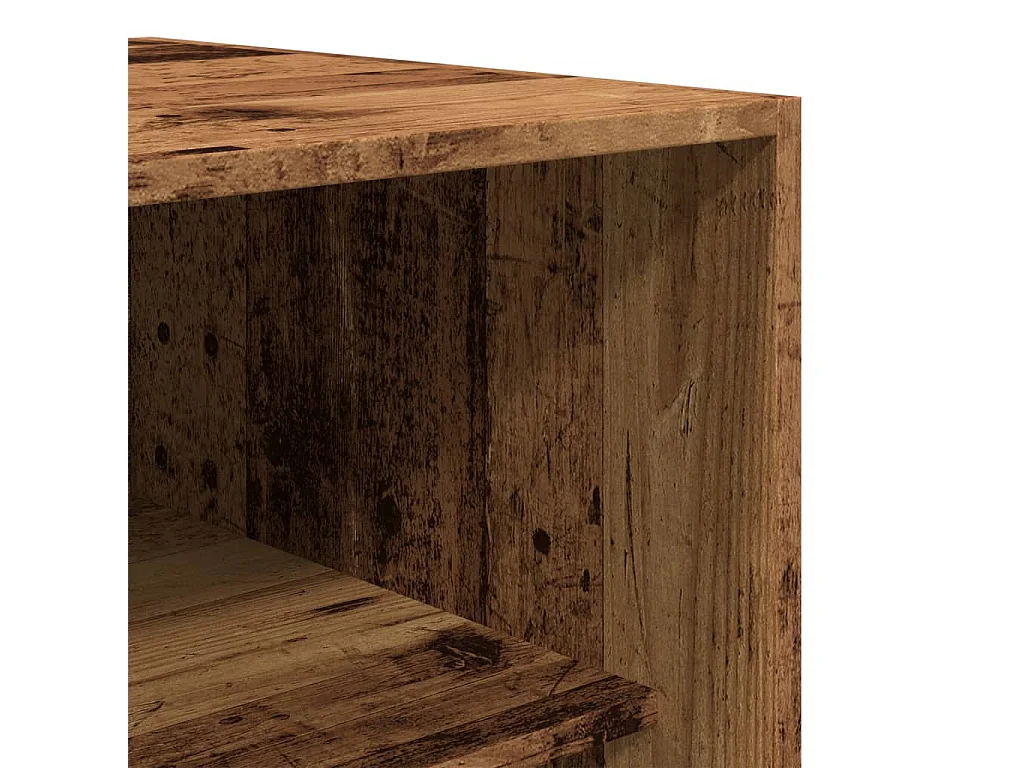 Garde-robe vieux bois 80x50x200 cm bois d'ingénierie