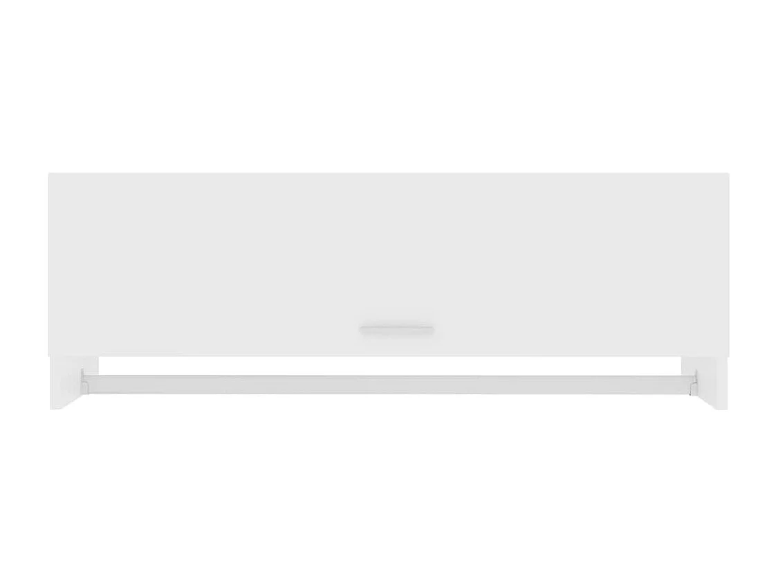 Armario blanco 100x32,5x35 cm madera contrachapada