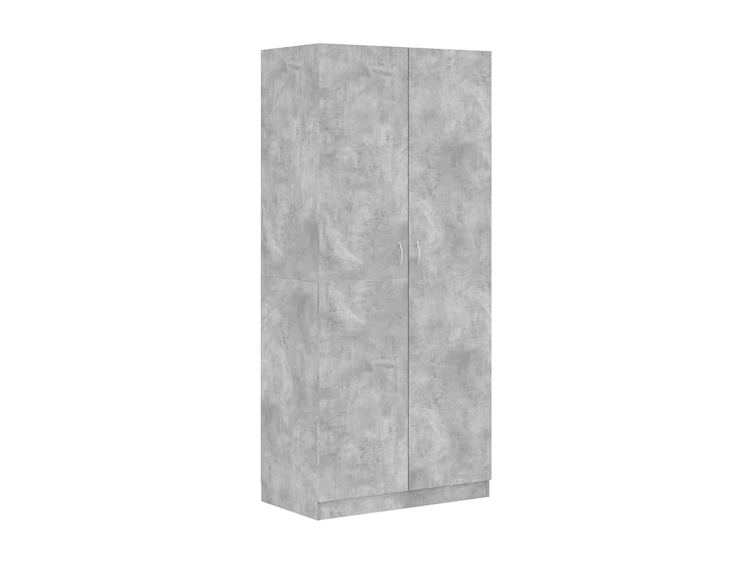 Armario Gris hormigón 90x52x200 cm Madera contrachapada