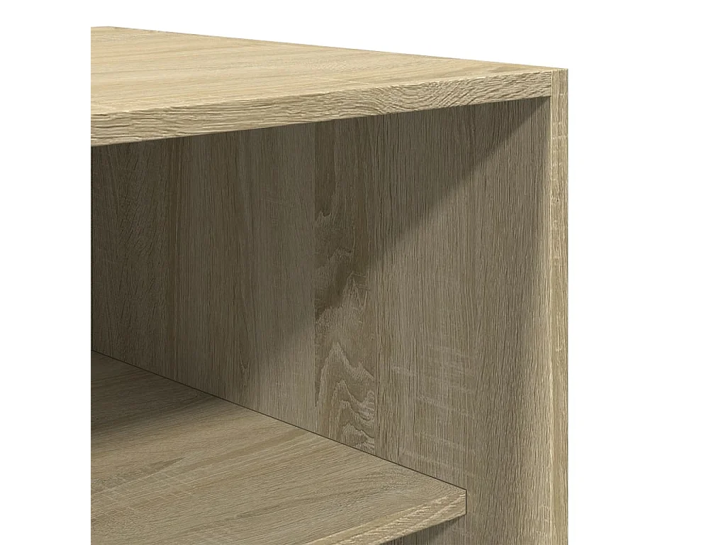 Armario roble Sonoma 50x50x200 cm Madera contrachapada