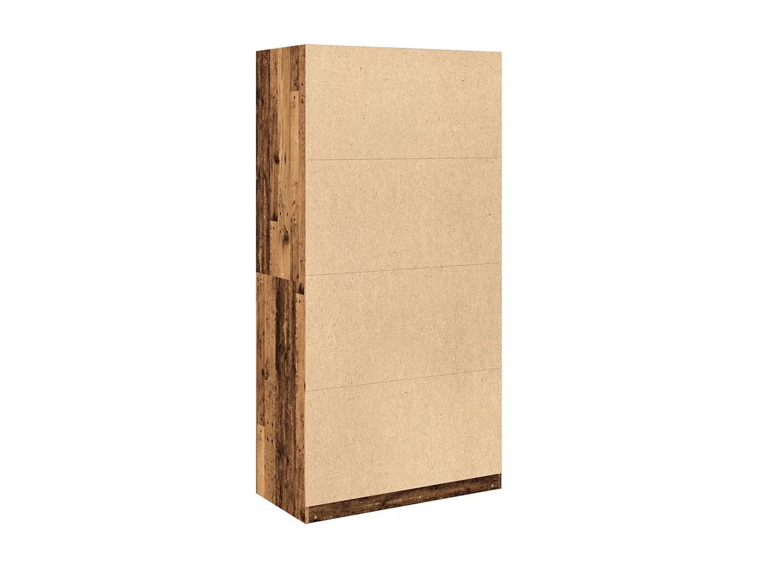 Garde-robe vieux bois 100x50x200 cm bois d'ingénierie