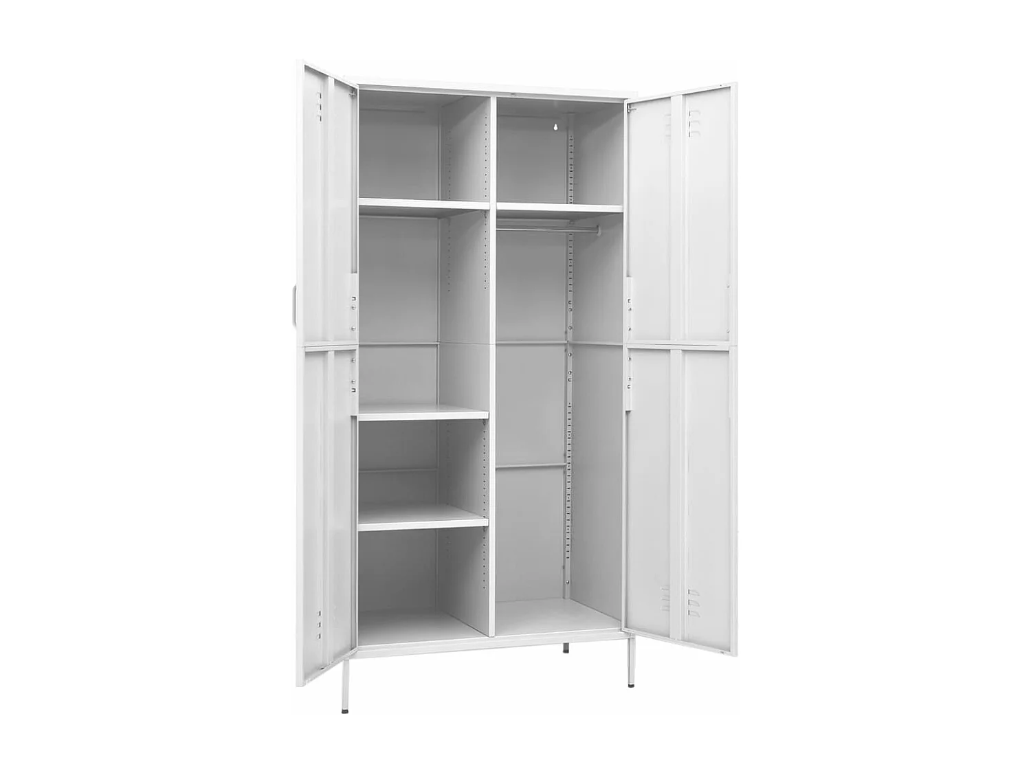 Armário Branco 90x50x180 cm Aço