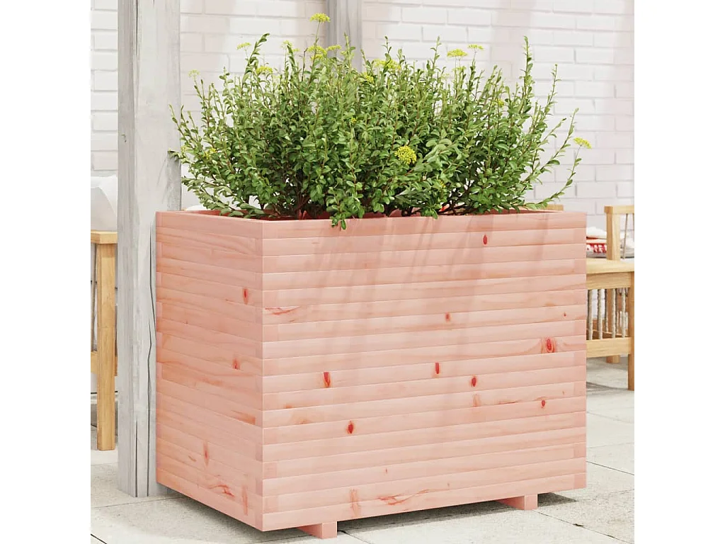 Pflanzkübel 90x60x72 cm Massivholz Douglasie