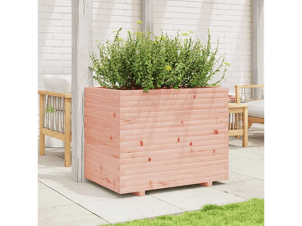 Pflanzkübel 90x60x72 cm Massivholz Douglasie