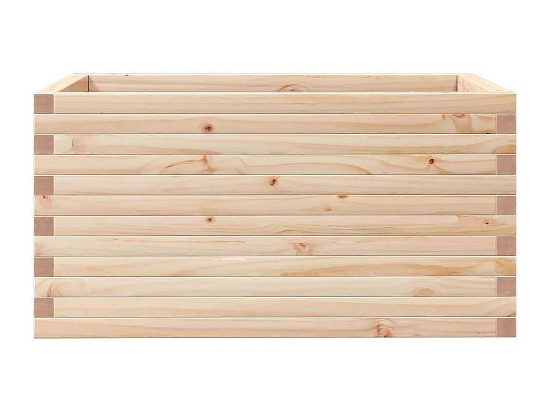 Jardinière 90x60x45,5 cm bois de pin massif