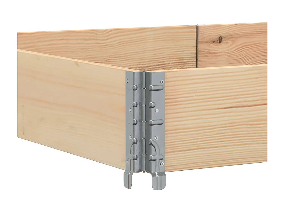 Jardinera de madera maciza de pino 150x100 cm