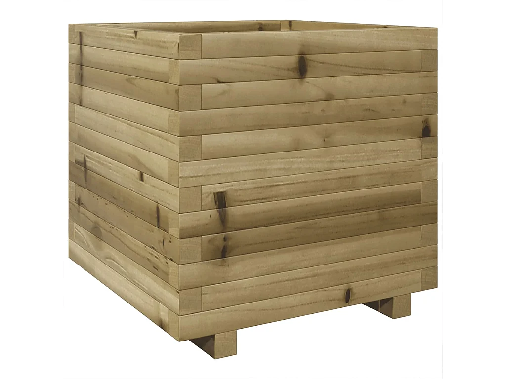 Fioriera da Giardino 50x50x49,5 cm in Legno di Pino Impregnato