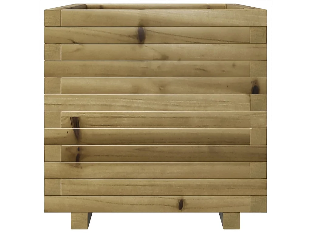 Fioriera da Giardino 50x50x49,5 cm in Legno di Pino Impregnato