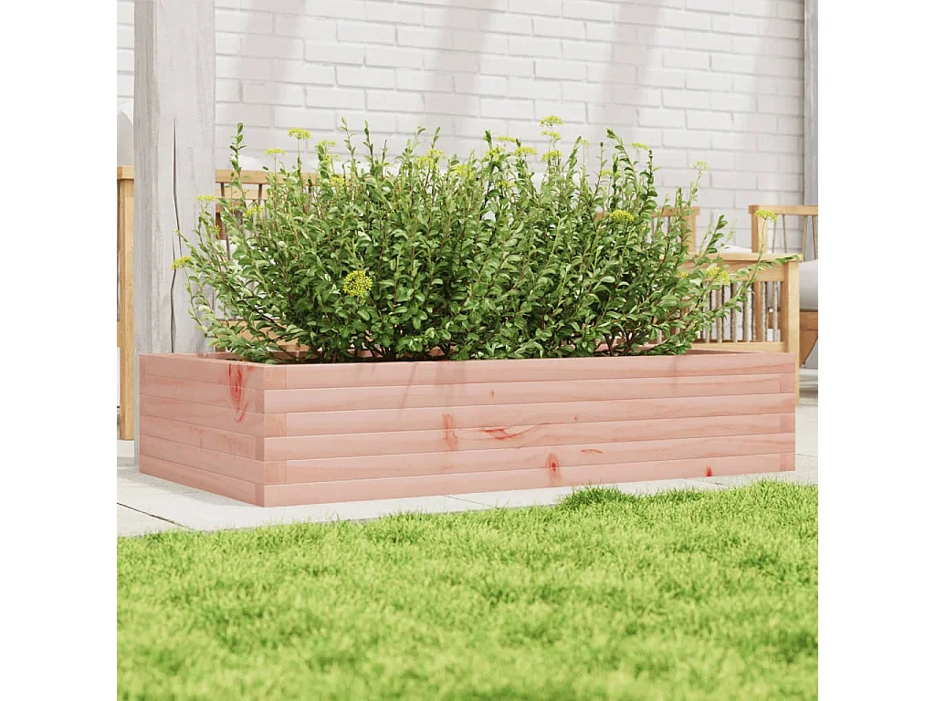 Jardinière 110x60x23 cm bois massif de douglas