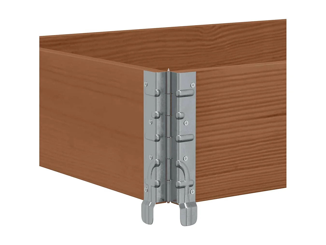 Pflanzkasten Braun 150x50 cm Massivholz Kiefer