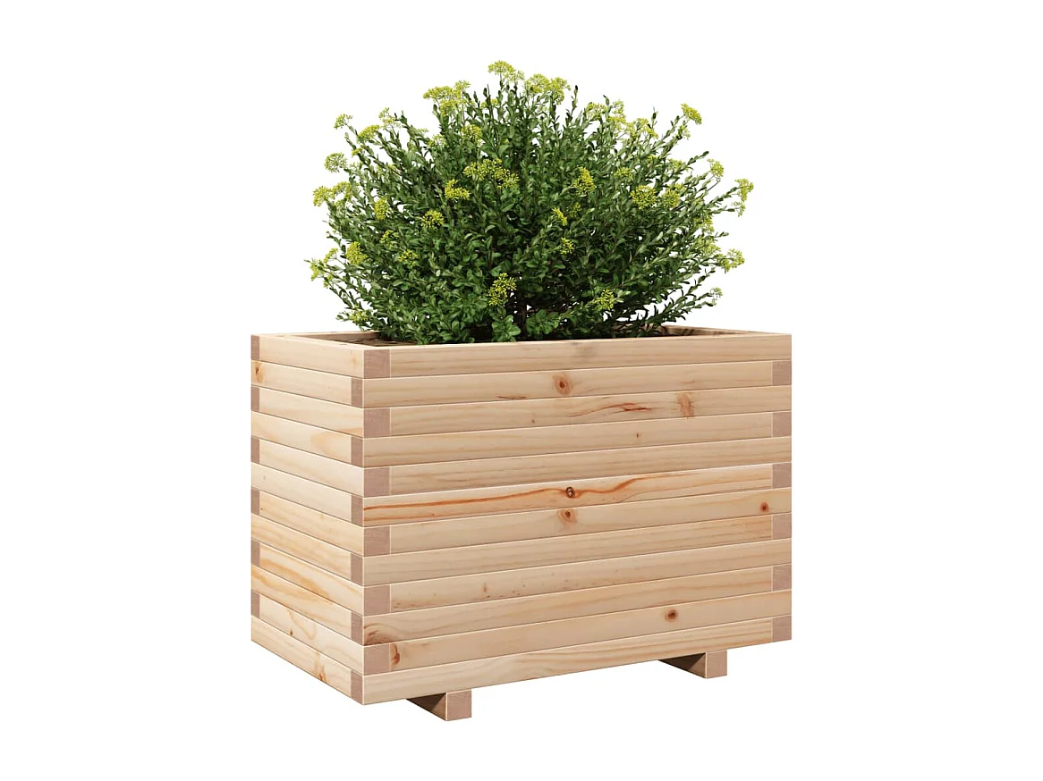 Jardinière 70x40x49,5 cm bois de pin massif