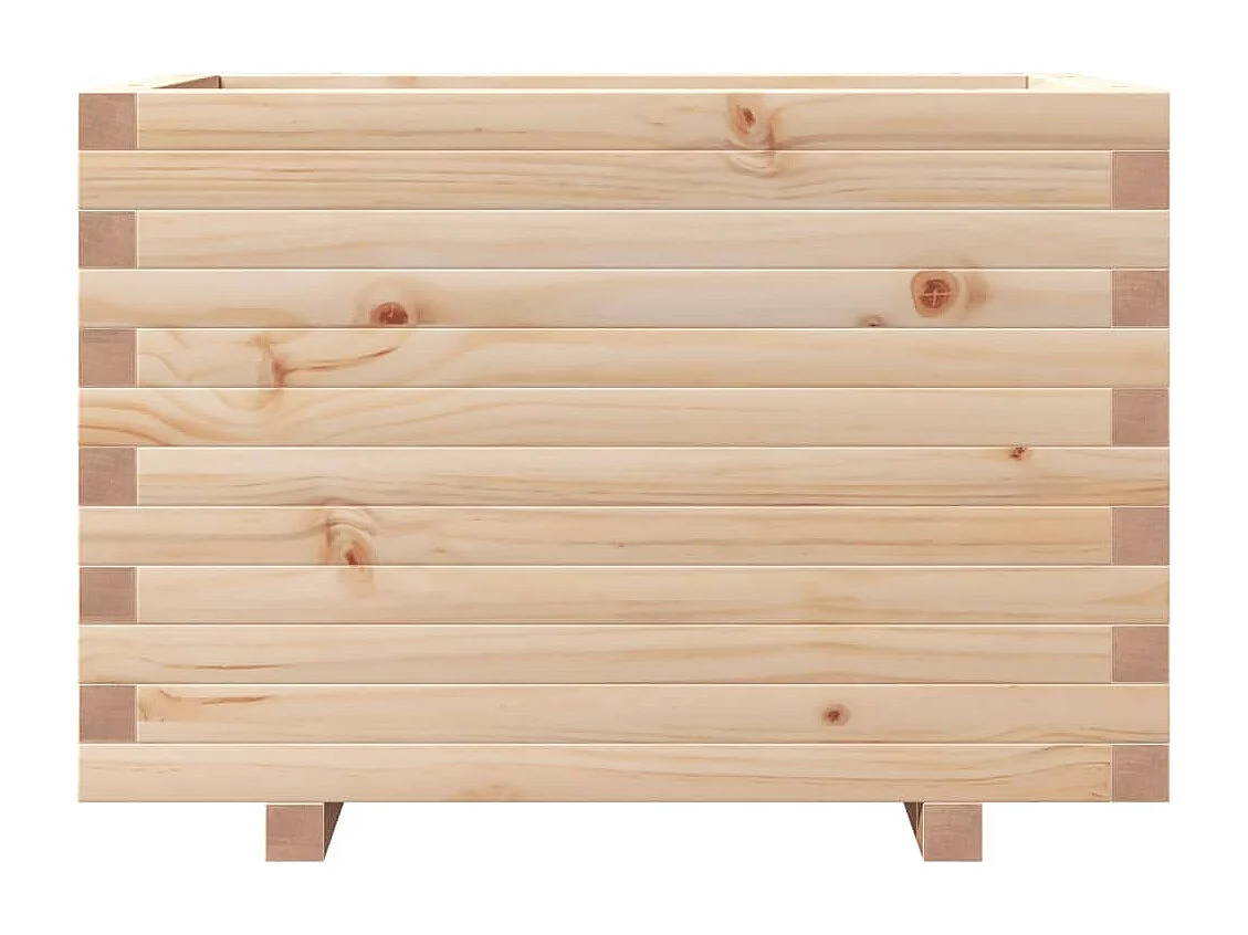Jardinière 70x40x49,5 cm bois de pin massif