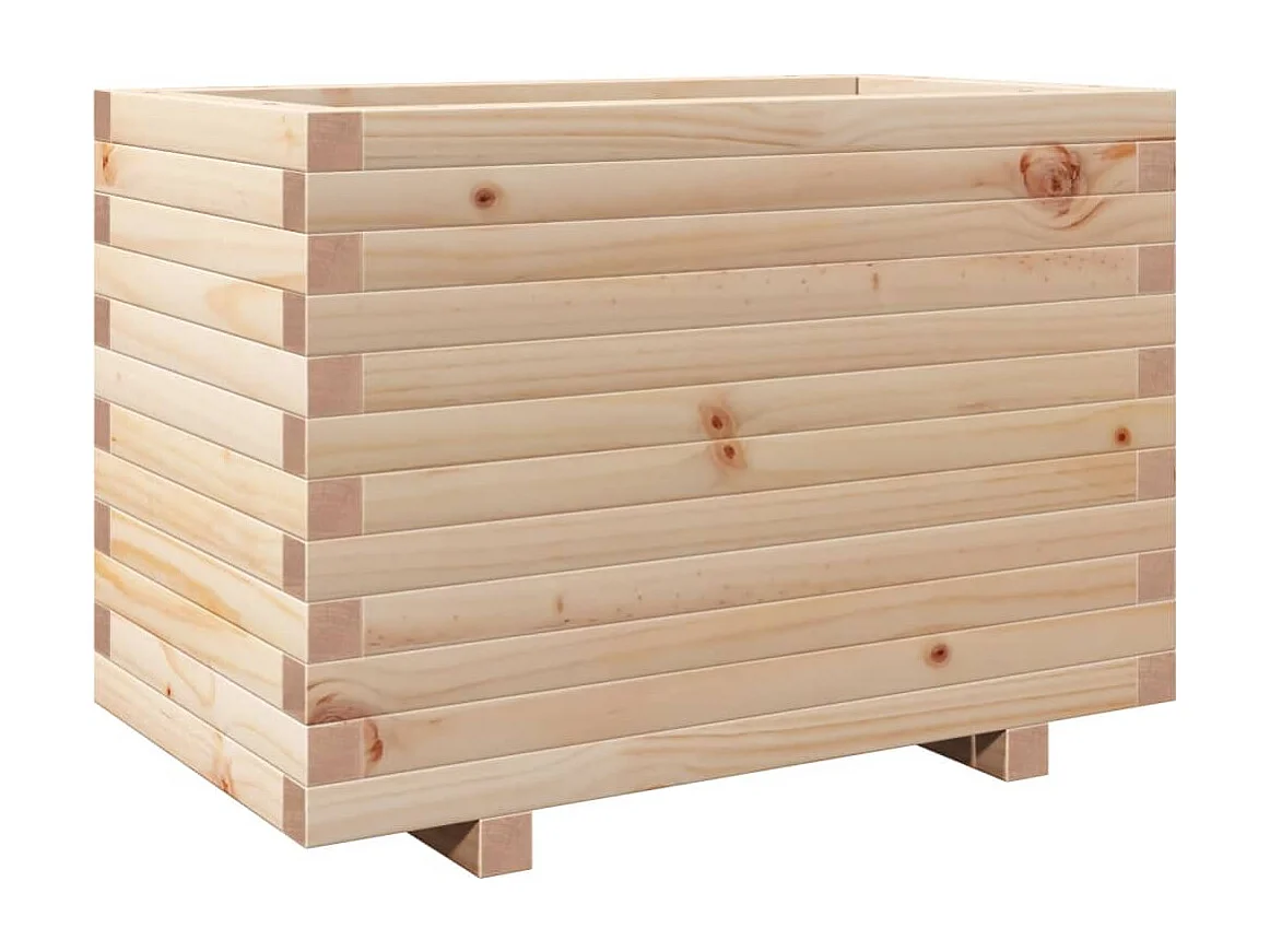 Jardinière 70x40x49,5 cm bois de pin massif