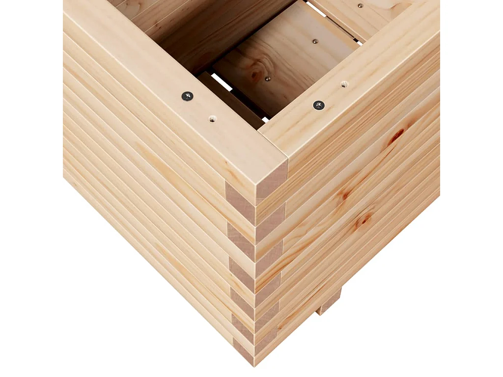 Jardinière 70x40x49,5 cm bois de pin massif