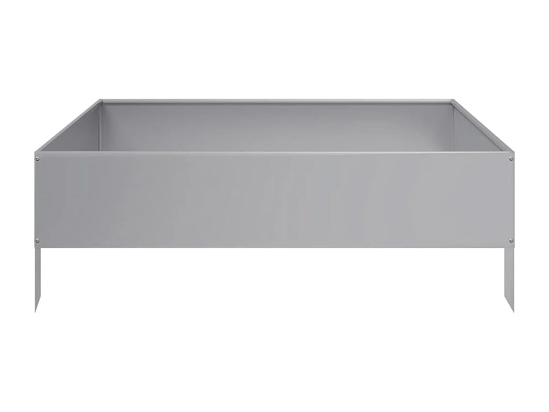 Hochbeet 100x100x33,5 cm Verzinkter Stahl
