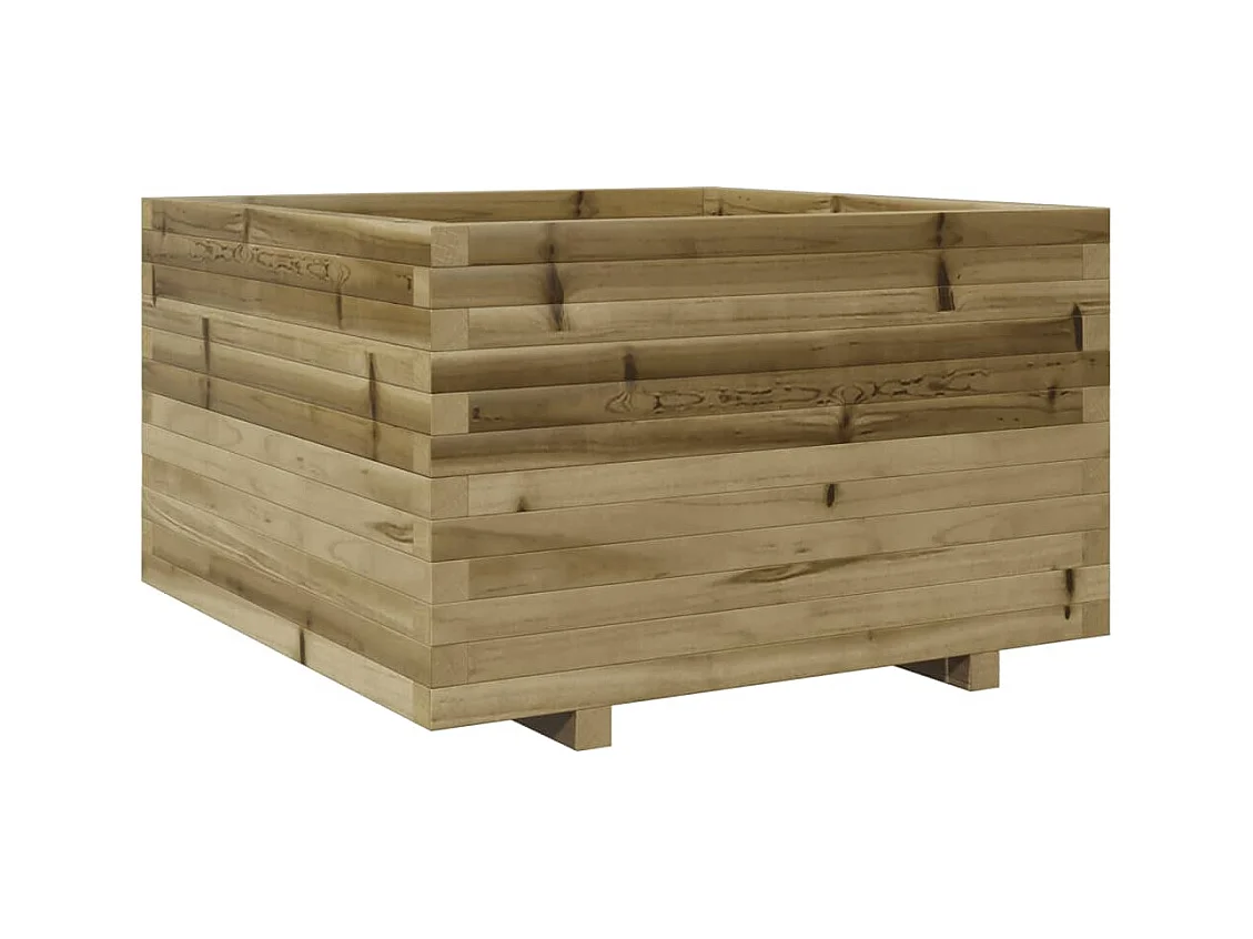 Jardinière 80x80x49,5 cm bois de pin imprégné