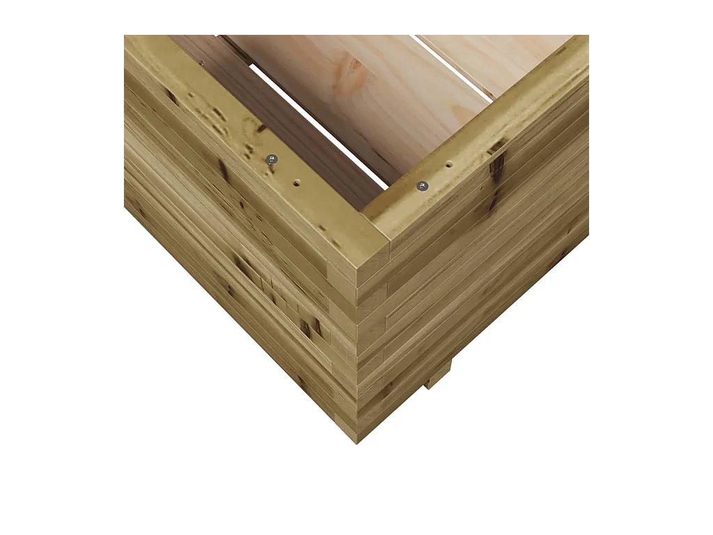 Pflanzkübel 80x80x49,5 cm Kiefernholz Imprägniert
