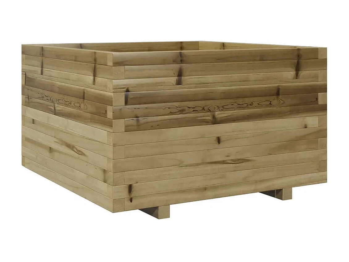Pflanzkübel 80x80x49,5 cm Kiefernholz Imprägniert