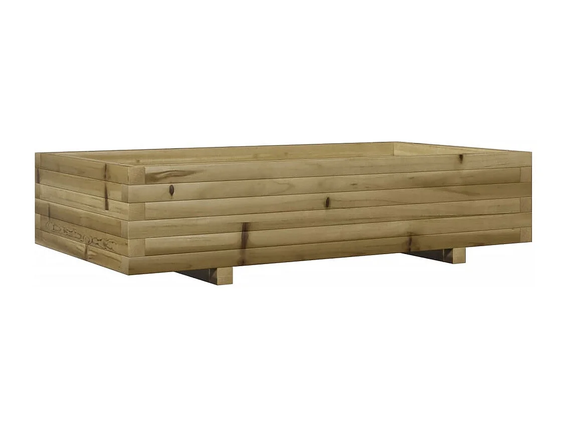 Jardinière 110x60x26,5 cm bois de pin imprégné