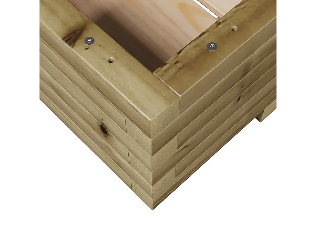 Jardinière 110x60x26,5 cm bois de pin imprégné