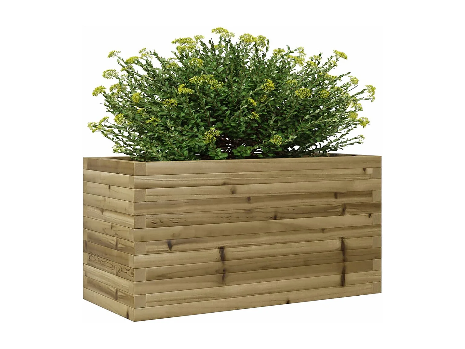 Jardinière 90x40x46 cm bois de pin imprégné