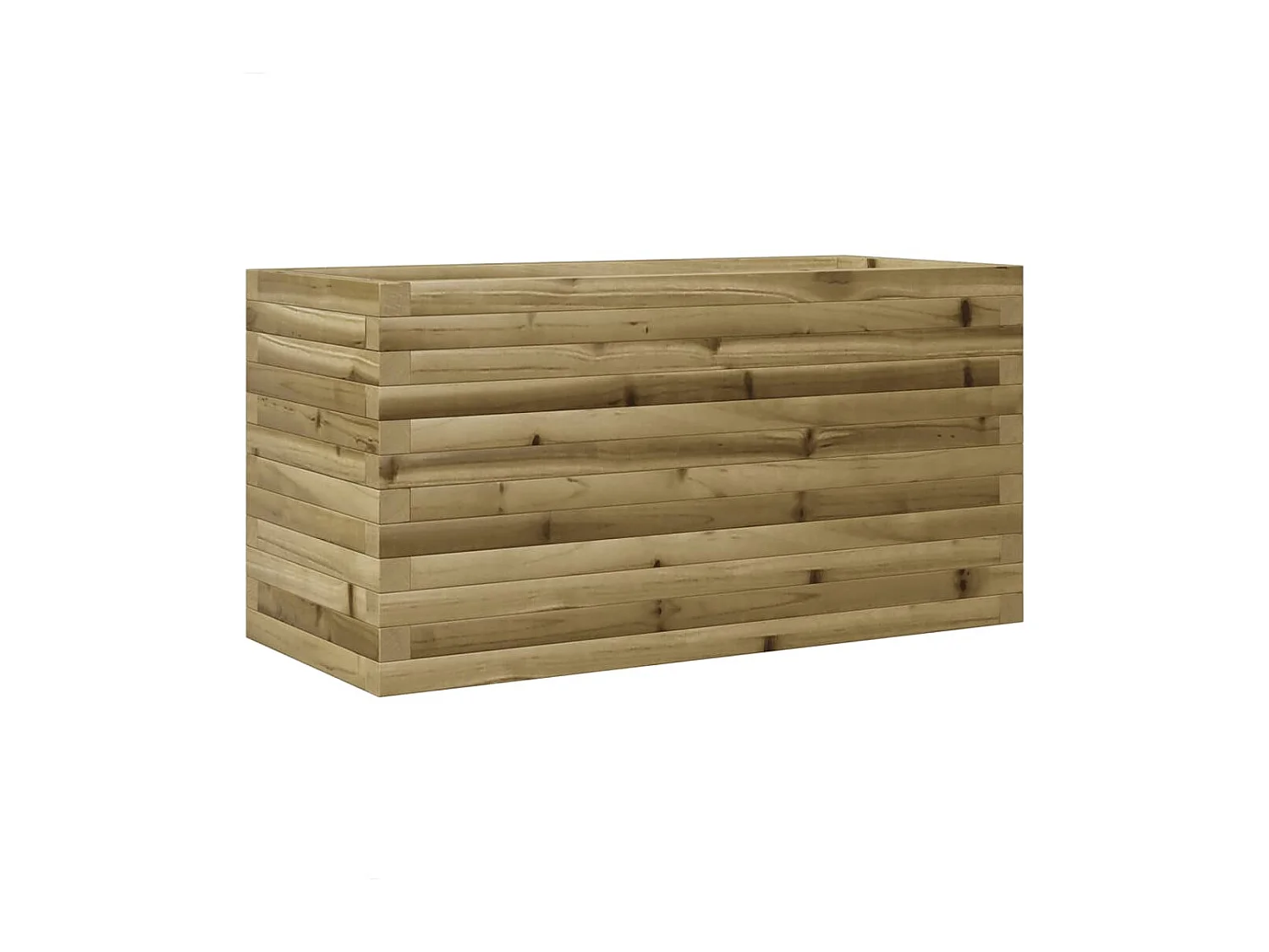 Jardinière 90x40x46 cm bois de pin imprégné