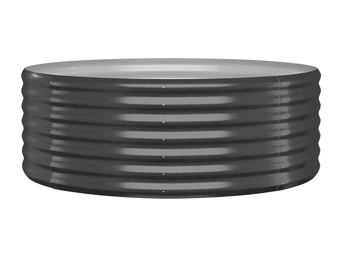 Lit surélevé de jardin Acier enduit de poudre Anthracite