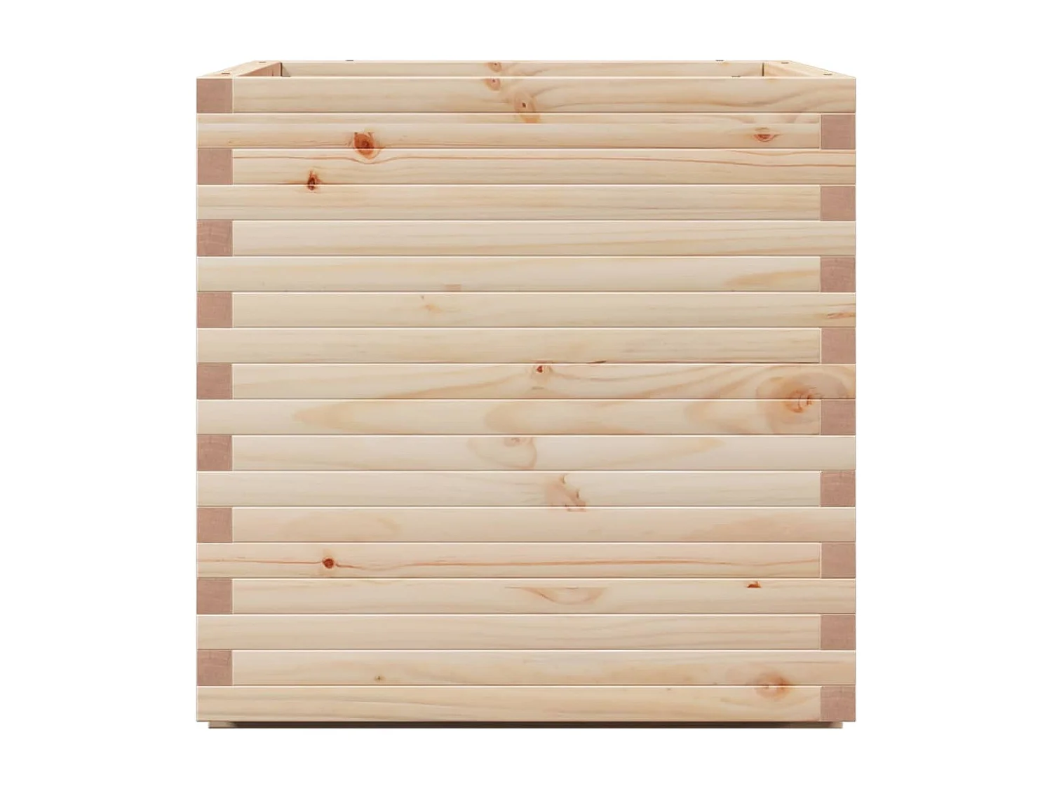 Plantenbak 70x70x72 cm massief grenenhout