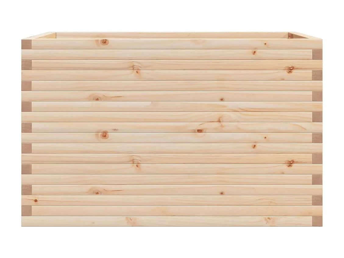 Jardinière 110x60x68,5 cm bois de pin massif