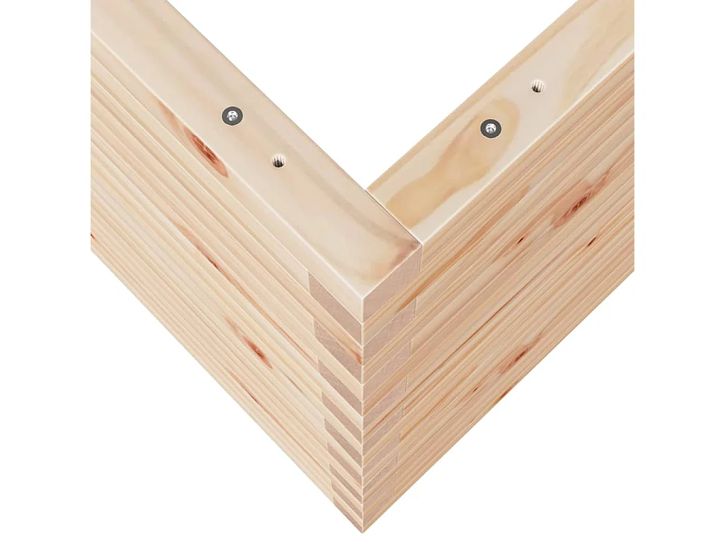 Jardinière 110x60x68,5 cm bois de pin massif