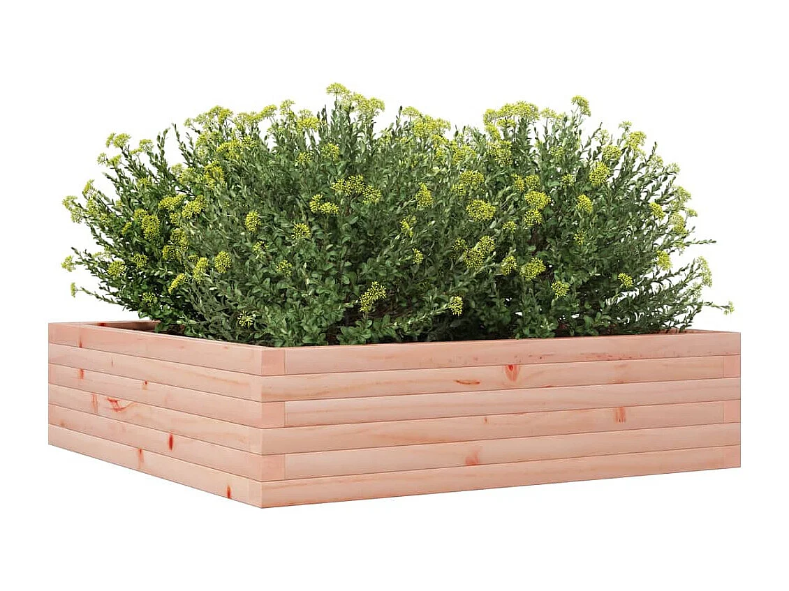 Jardinière 90x90x23 cm bois massif douglas