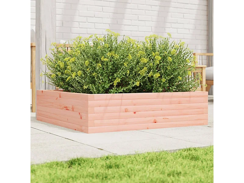 Jardinière 90x90x23 cm bois massif douglas