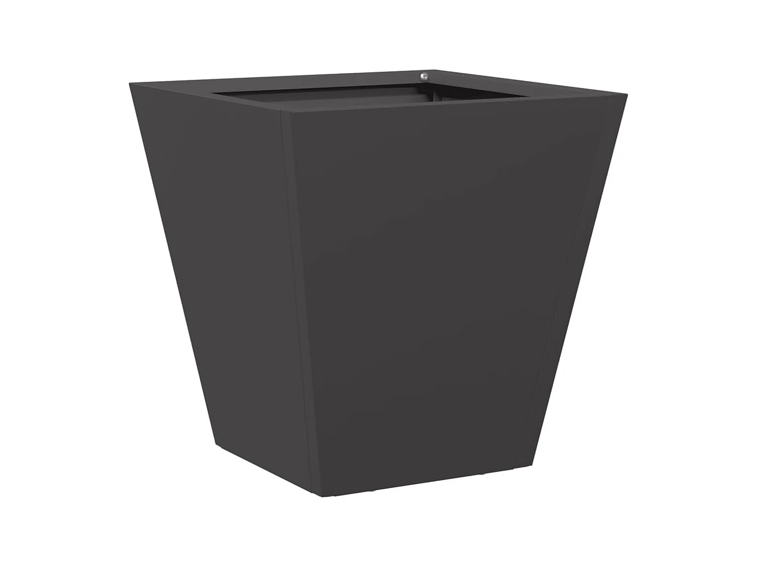 Plantenbak 30x30x30 cm staal zwart