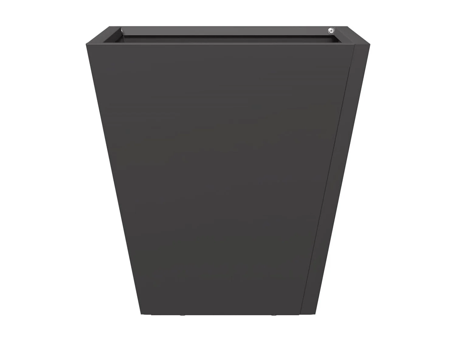 Plantenbak 30x30x30 cm staal zwart