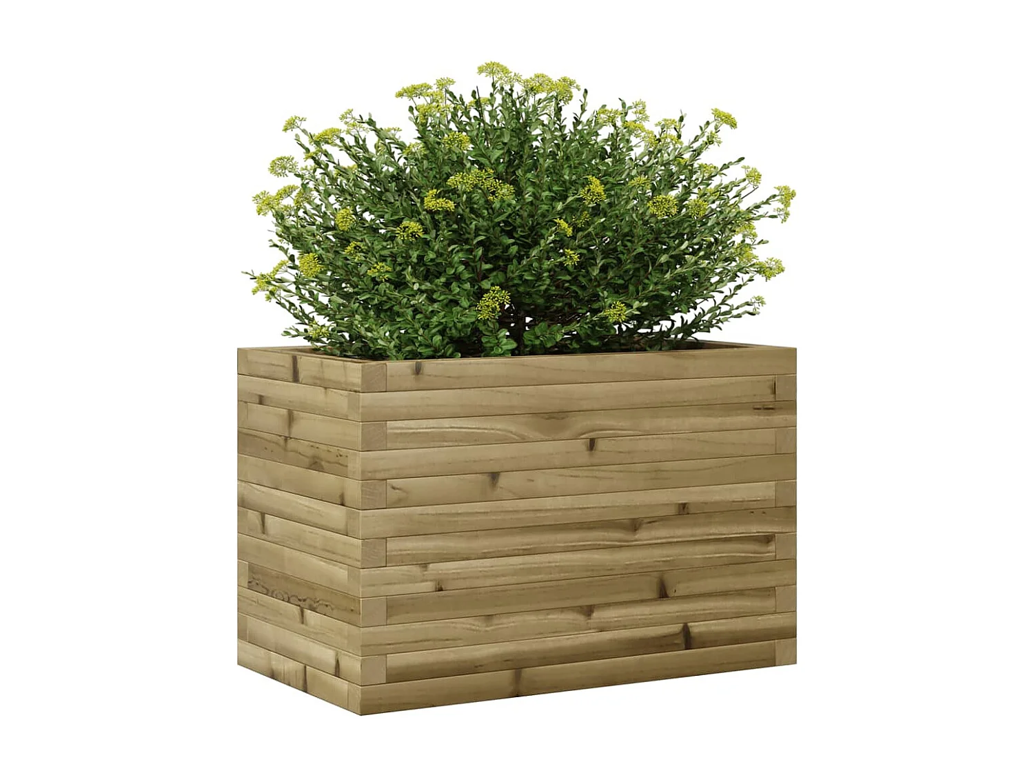 Jardinière 70x40x46 cm bois de pin imprégné