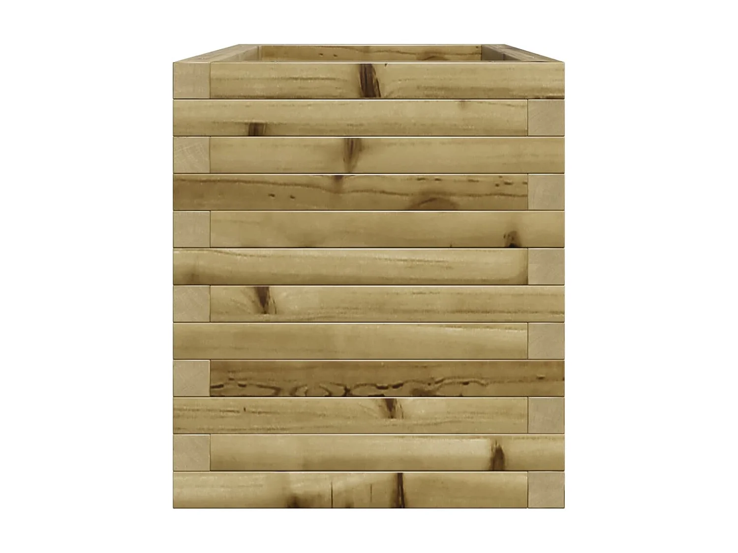 Jardinière 70x40x46 cm bois de pin imprégné