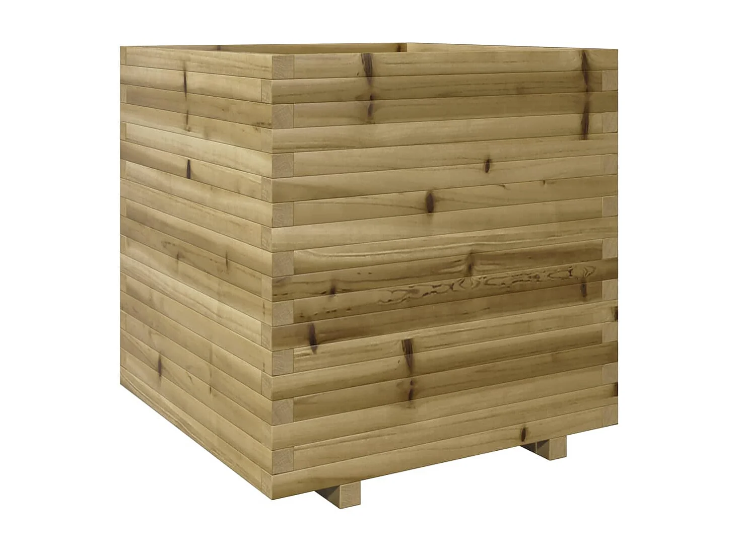 Jardinière 70x70x72,5 cm bois de pin imprégné