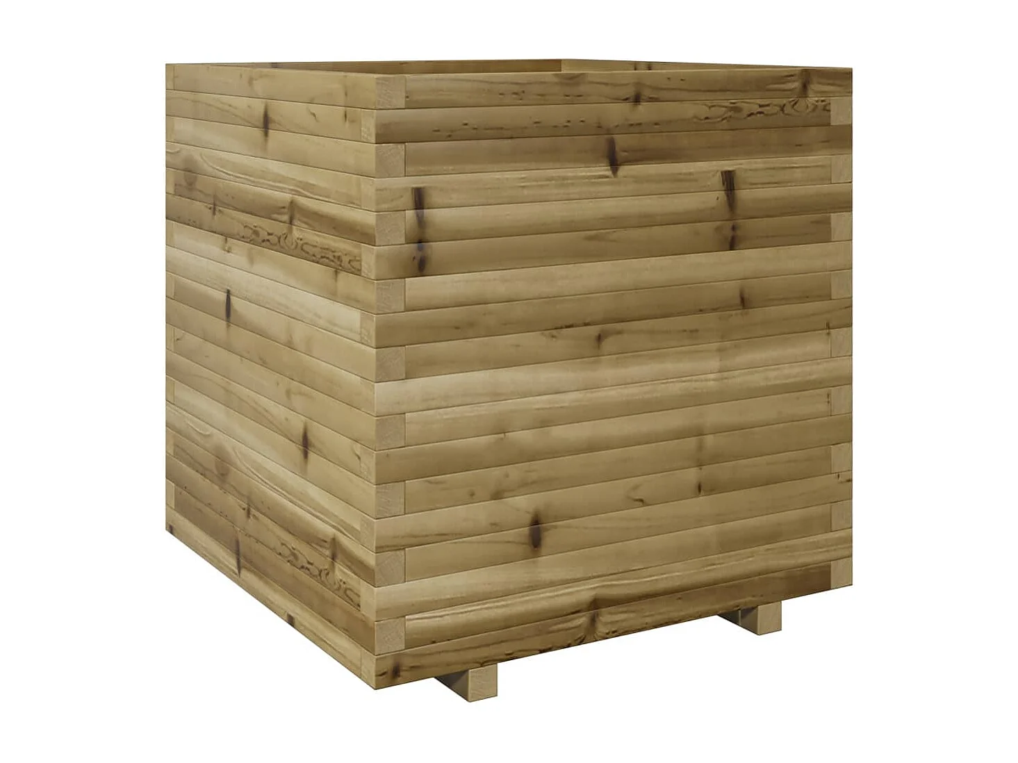 Jardinière 70x70x72,5 cm bois de pin imprégné