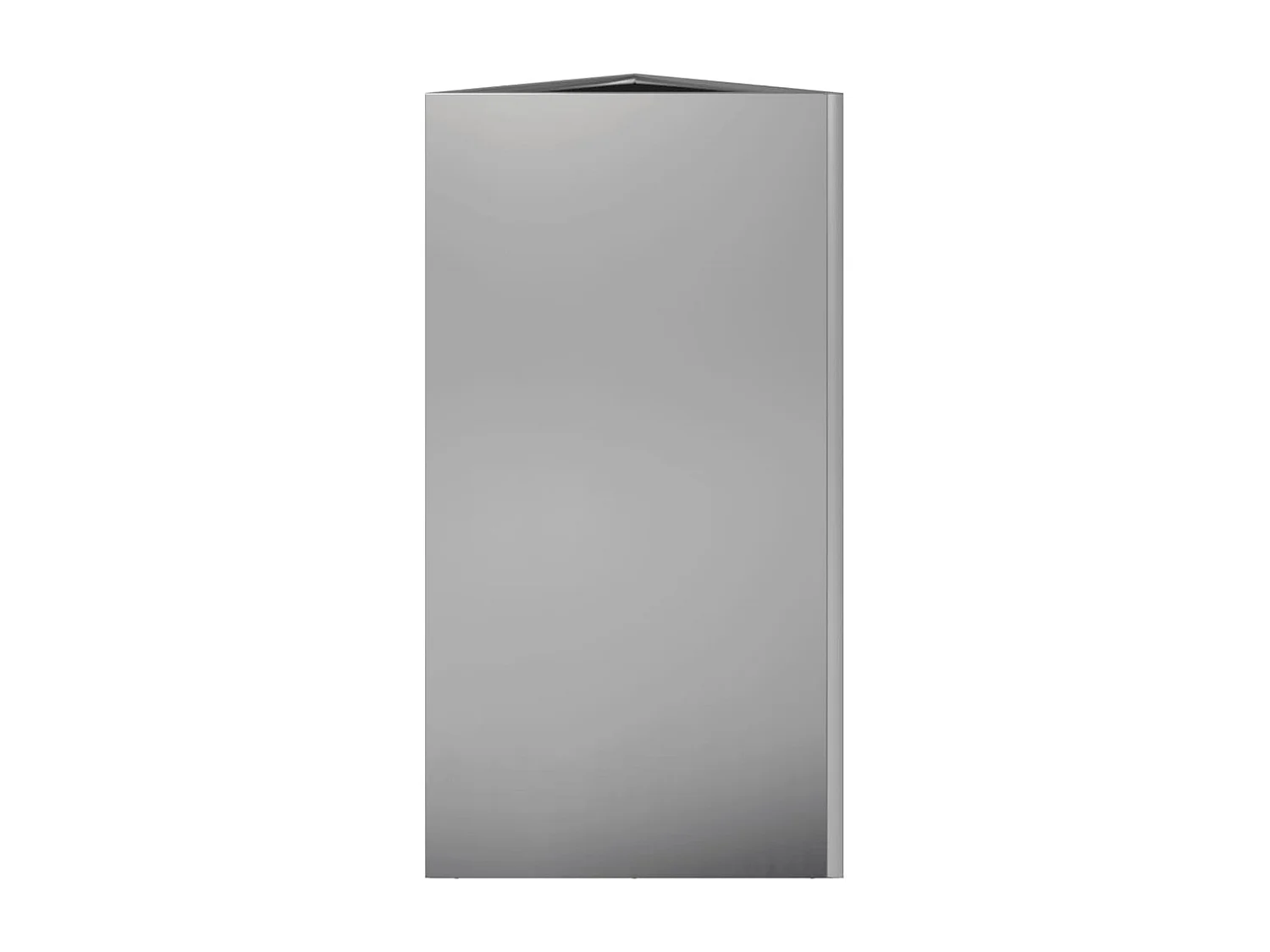 Fioriere 2 pz Triangolari 40x34,5x70 cm in Acciaio Zincato