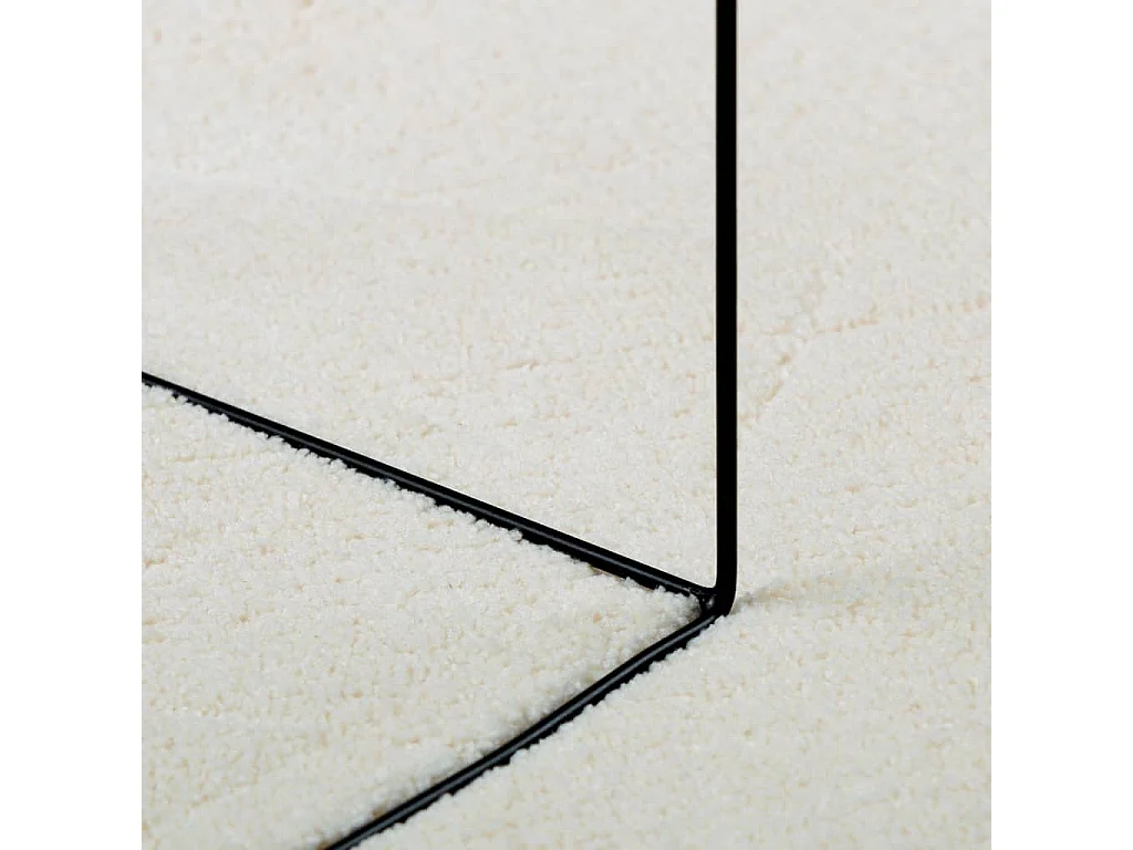 Tappeto OVIEDO a Pelo Corto Crema 60x110 cm