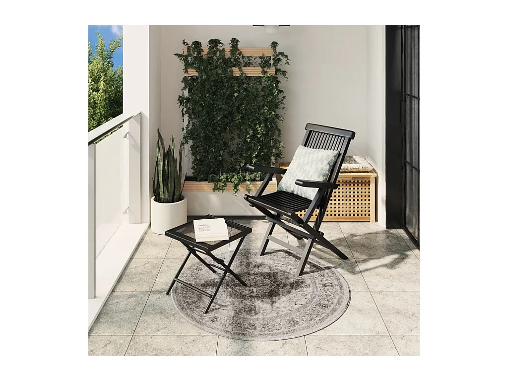 Tapis ARBIZU intérieur extérieur design vintage Ø 120 cm