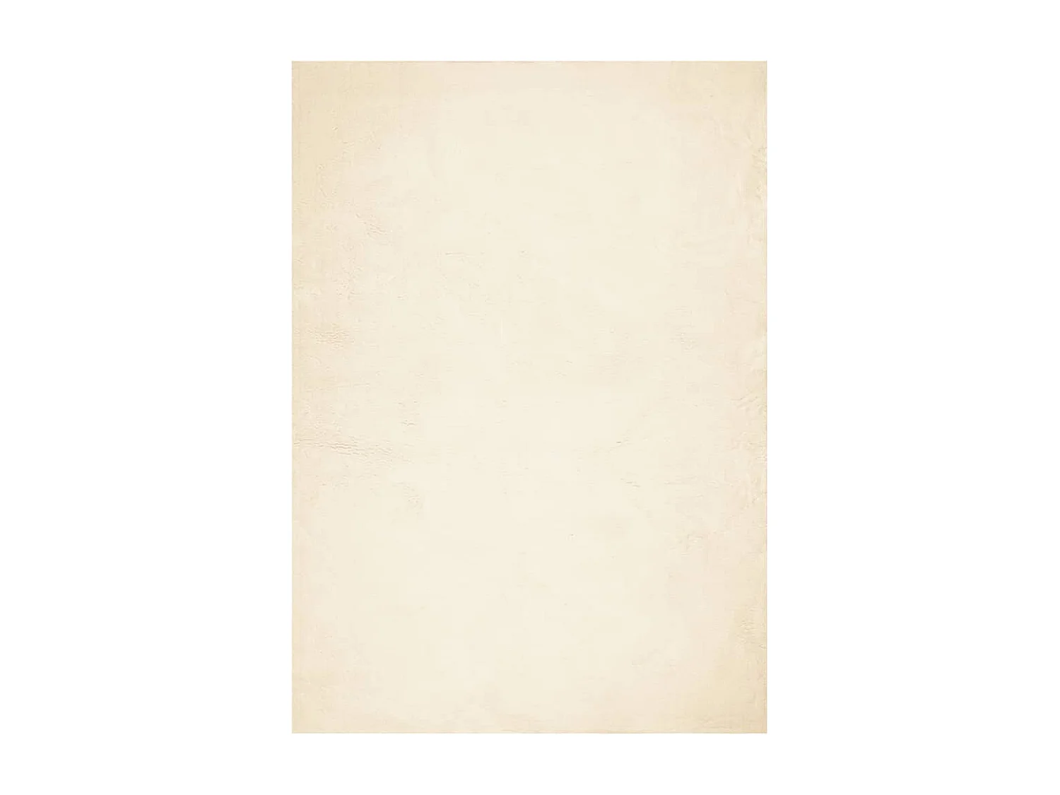 Tappeto a Pelo Corto HUARTE Morbido e Lavabile Crema 160x230 cm