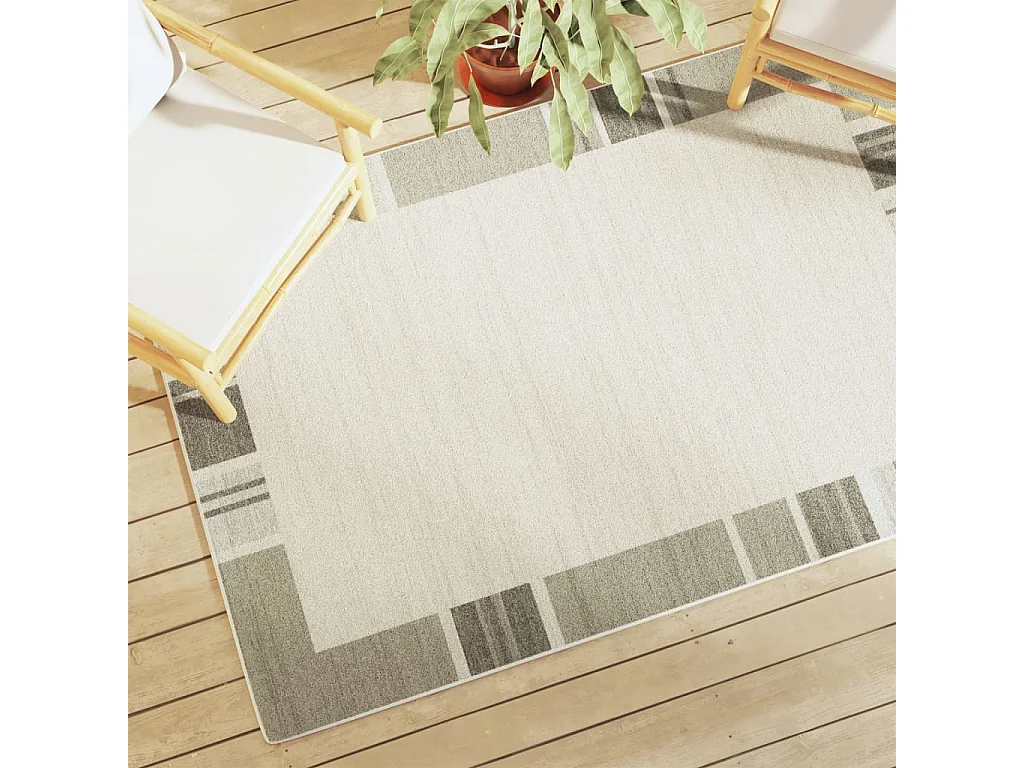 Tapete pelo curto antiderrapante int./ext. 120x180 cm multicor