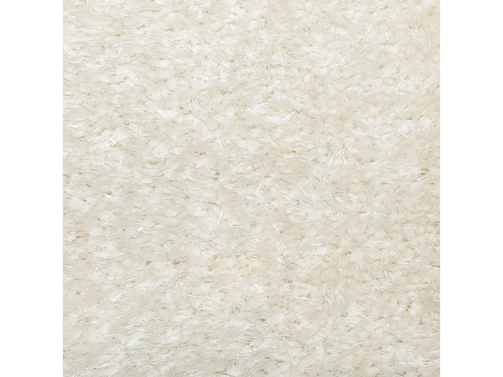 Tappeto a Pelo Lucido Lungo ISTAN Effetto Crema 160x230 cm