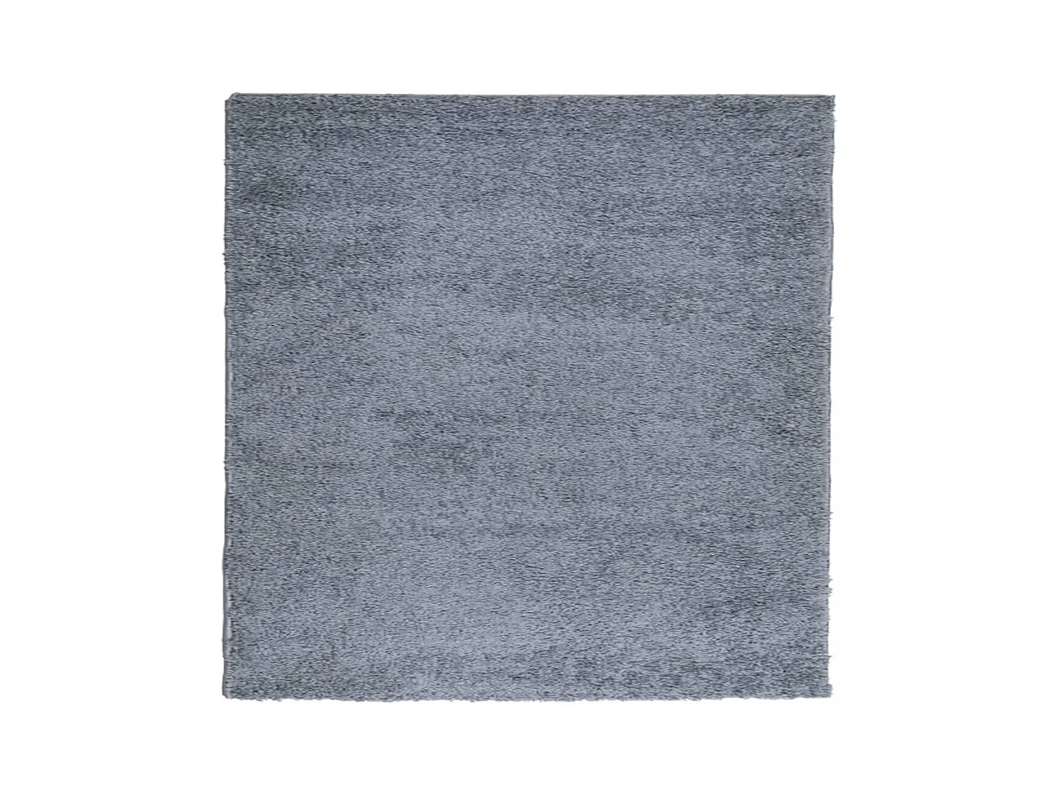 Tapis shaggy PAMPLONA poils longs moderne bleu 120x120 cm
