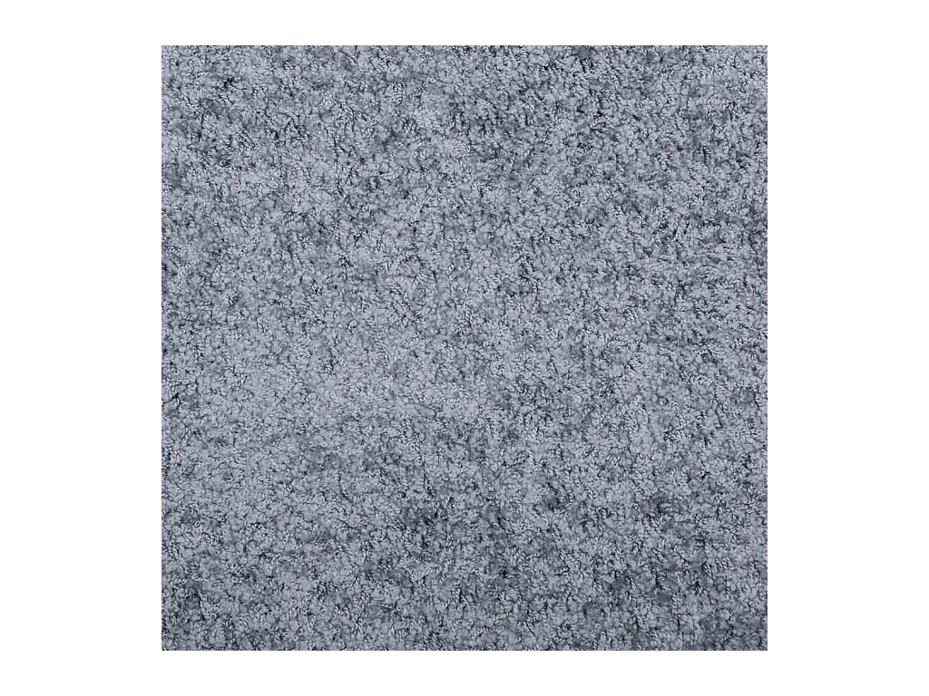 Tapis shaggy PAMPLONA poils longs moderne bleu 120x120 cm